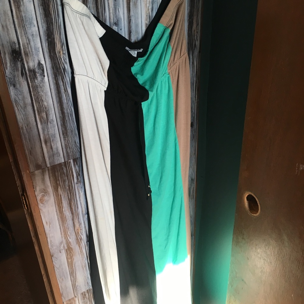 Color block maxi dress!